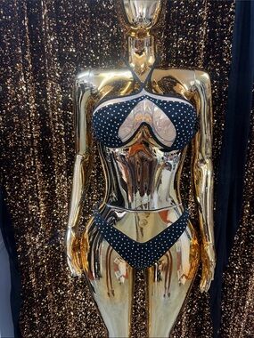 Black bling Dot Bikini Set - Women Intimates & Sleepwear